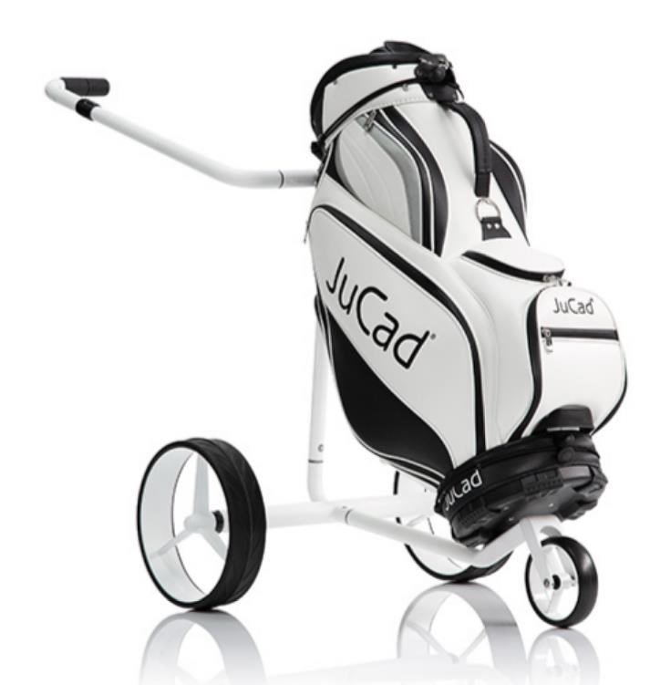 JuCad Carbon Travel Bianco SV 3.0 elektrisk vagn, vit