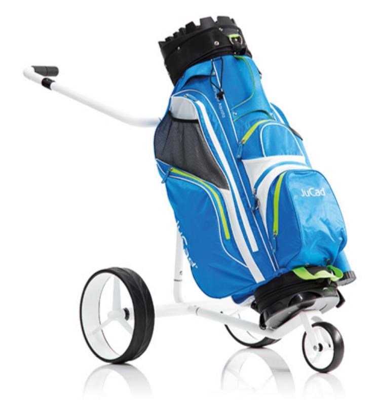 JuCad Carbon Travel Bianco SV 3.0 elektrisk vagn, vit