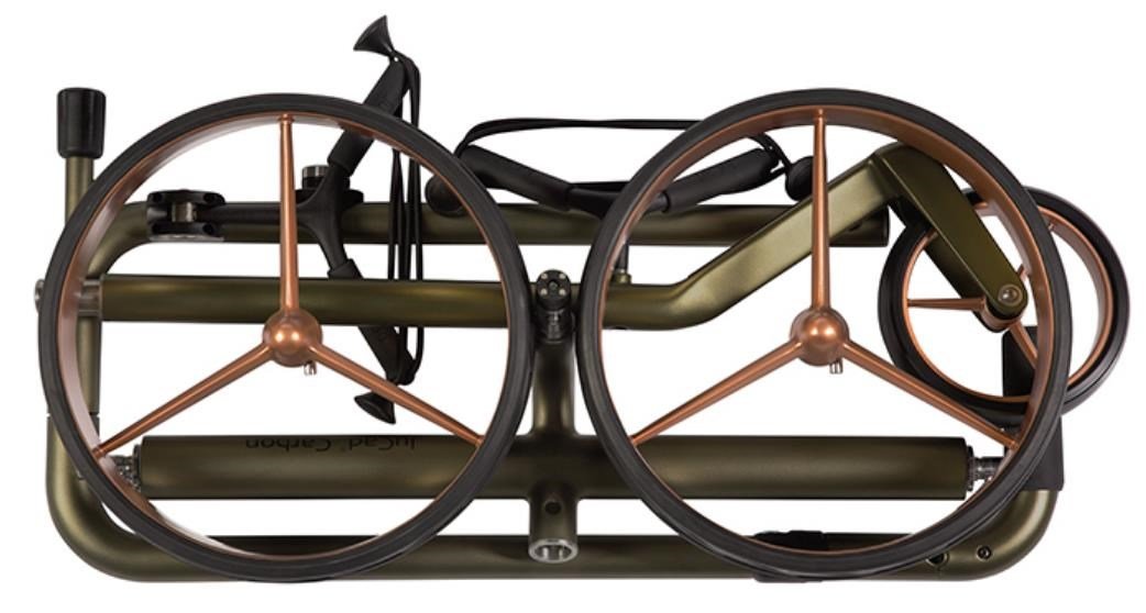 JuCad Carbon Travel Verde Rosé 3.0 elektrisk vagn, rosa