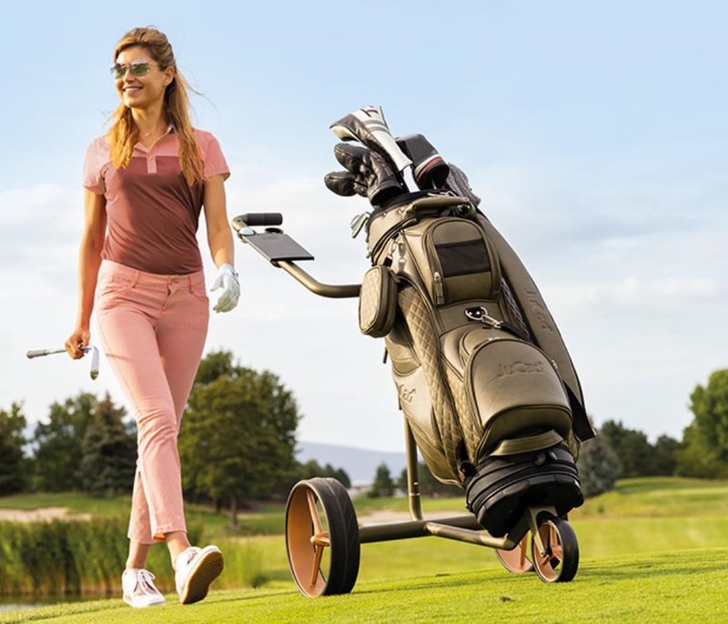 JuCad Carbon Travel Verde Rosé 3.0 elektrisk vagn, rosa