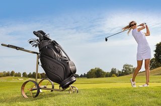 JuCad Carbon Travel Verde Rosé 3.0 elektrisk vagn, rosa