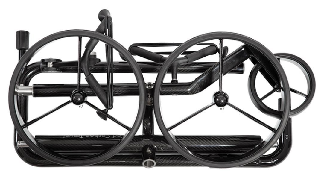 JuCad Carbon Travel 3.0 elektrisk vagn, svart