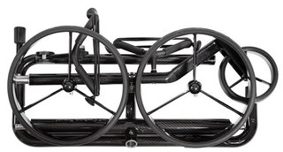 JuCad Carbon Travel 3.0 elektrisk vagn, svart