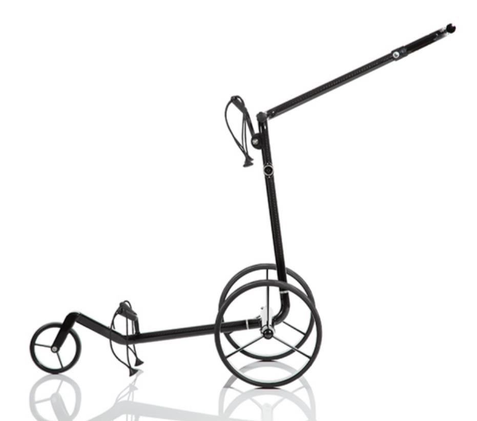 JuCad Carbon Travel 3.0 elektrisk vagn, svart