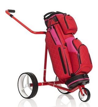 JuCad Carbon Travel Royal Rosso 3.0 elektrisk vagn, röd