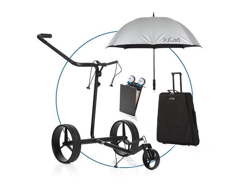 JuCad Carbon drive Classic 3.0 elektrisk trolley, svart
