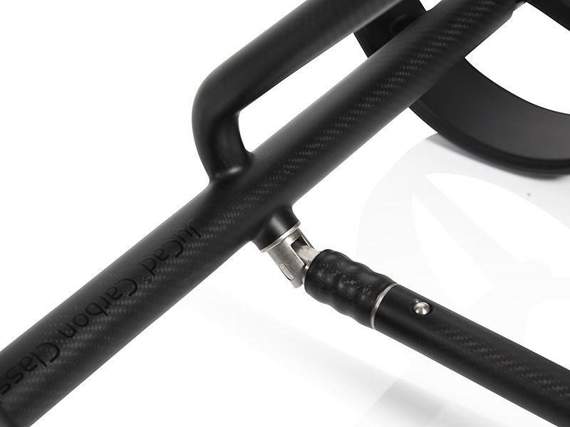 JuCad Carbon drive Classic 3.0 elektrisk trolley, svart