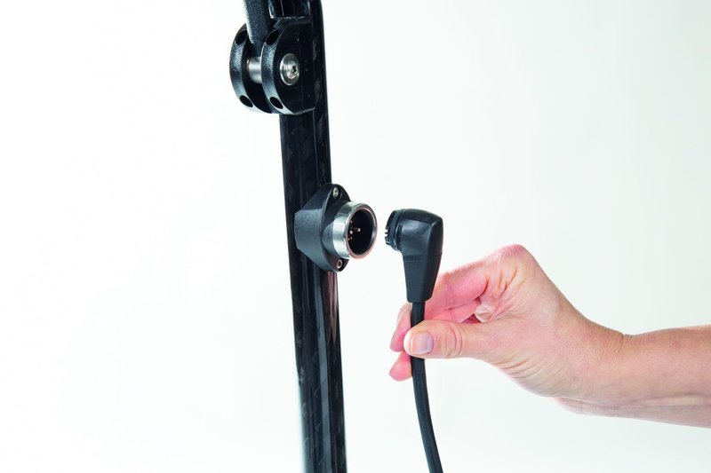 JuCad Carbon drive Classic 3.0 elektrisk trolley, svart