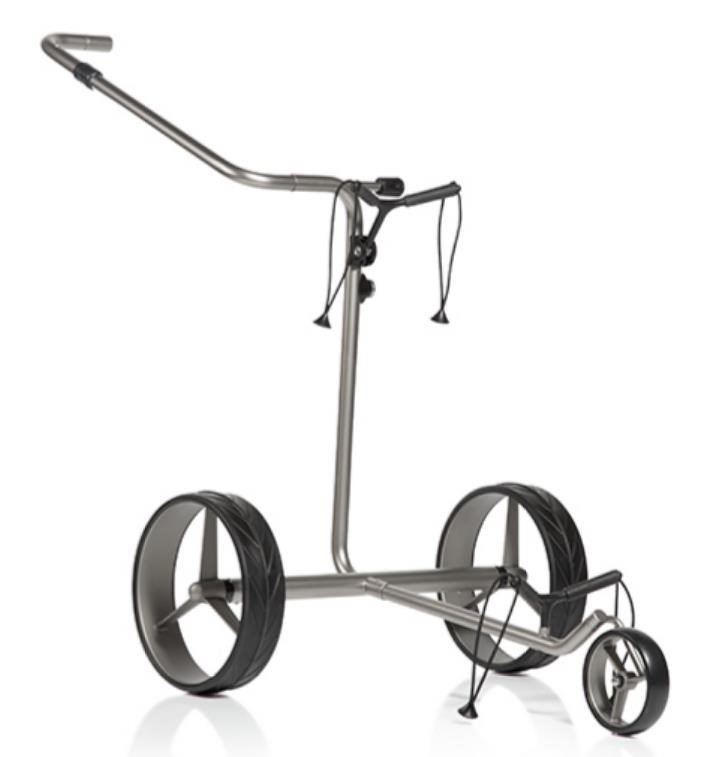 JuCad drive Stainless Steel 3.0 elektrisk vagn, silver