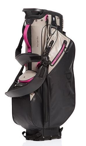 JuCad Bag 3in1 Pro Dry cart bag, svart/grå/rosa