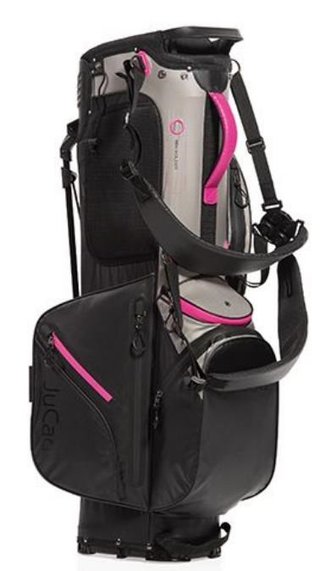 JuCad Bag 3in1 Pro Dry cart bag, svart/grå/rosa
