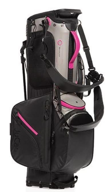 JuCad Bag 3in1 Pro Dry cart bag, svart/grå/rosa