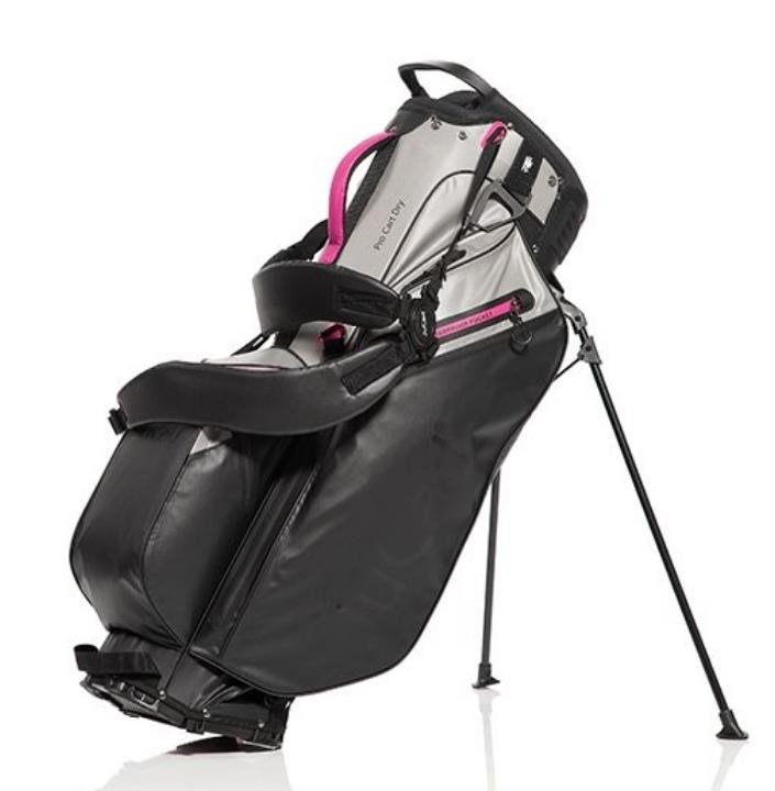JuCad Bag 3in1 Pro Dry cart bag, svart/grå/rosa