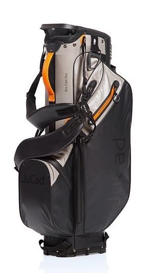 JuCad Bag 3in1 Pro Dry cart bag, svart/grå/orange