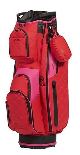 JuCad First Class cart bag, röd/rosa