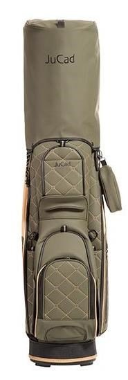 JuCad First Class cart bag, mörkgrön/beige