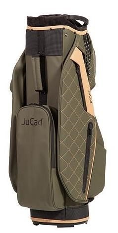 JuCad First Class cart bag, mörkgrön/beige
