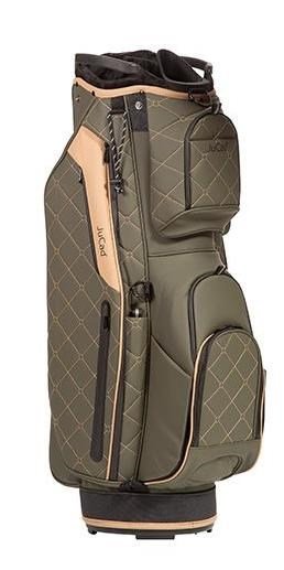 JuCad First Class cart bag, mörkgrön/beige