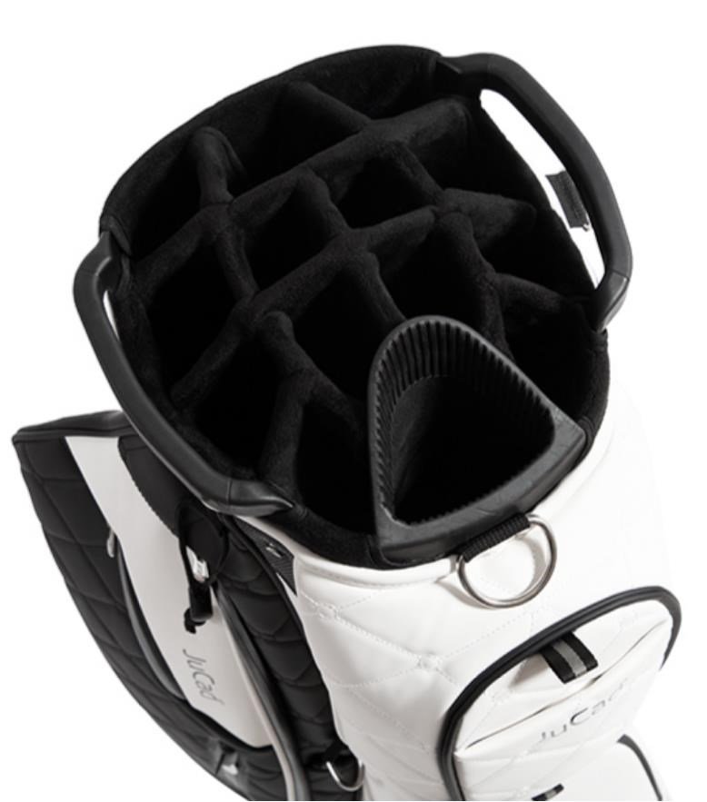 JuCad First Class cart bag, mörkgrön/beige