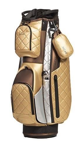 JuCad First Class cart bag, guld/silver/brun