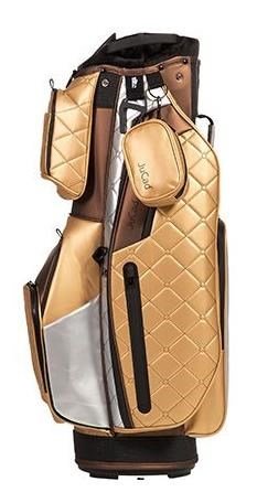 JuCad First Class cart bag, guld/silver/brun