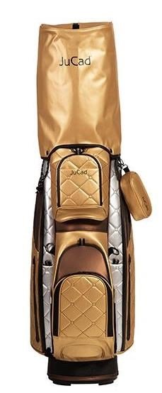 JuCad First Class cart bag, guld/silver/brun