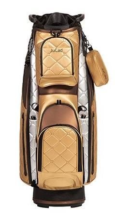 JuCad First Class cart bag, guld/silver/brun