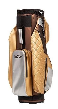 JuCad First Class cart bag, guld/silver/brun