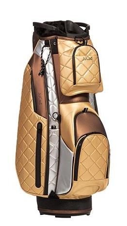 JuCad First Class cart bag, guld/silver/brun