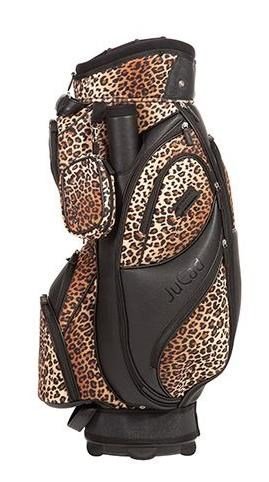 JuCad Style cart bag, svart/leopard