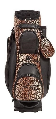 JuCad Style cart bag, svart/leopard