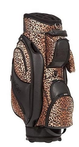 JuCad Style cart bag, svart/leopard