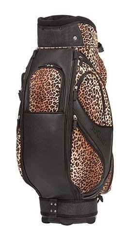 JuCad Style cart bag, svart/leopard