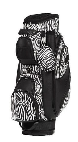JuCad Style cart bag, svart/zebra