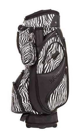 JuCad Style cart bag, svart/zebra