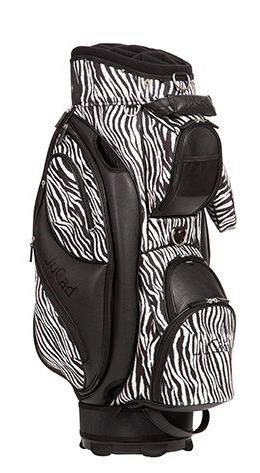 JuCad Style cart bag, svart/zebra
