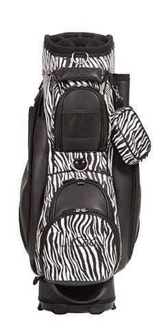 JuCad Style cart bag, svart/zebra