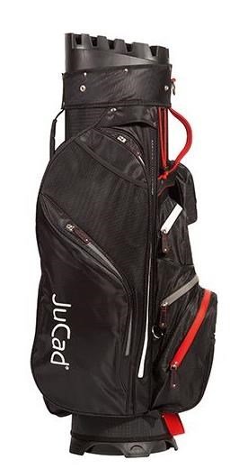 JuCad Manager Waterstop cart bag, svart/röd/grå