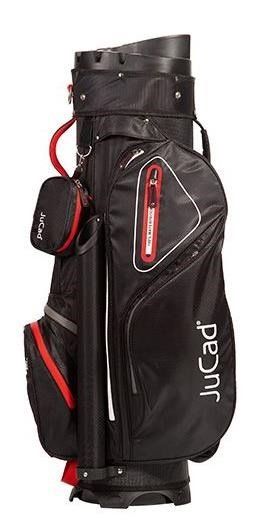 JuCad Manager Waterstop cart bag, svart/röd/grå