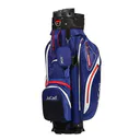 JuCad Manager Waterstop cart bag, blå/vit/röd