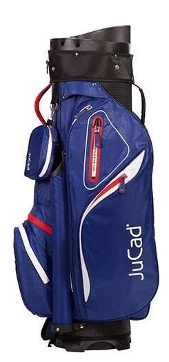 JuCad Manager Waterstop cart bag, blå/vit/röd