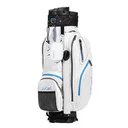 JuCad Manager Waterstop cart bag, vit/blå/grå