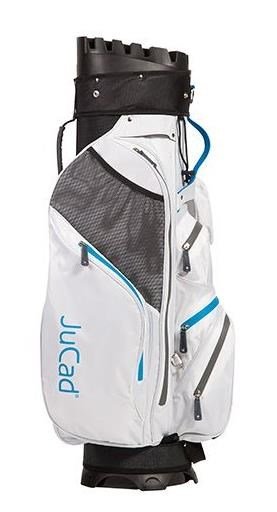 JuCad Manager Waterstop cart bag, vit/blå/grå