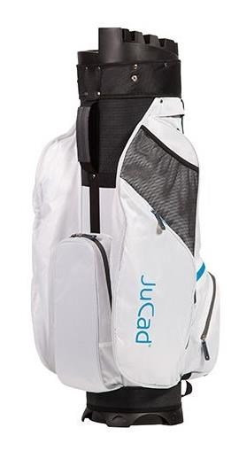JuCad Manager Waterstop cart bag, vit/blå/grå