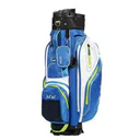 JuCad Manager Waterstop cart bag, blå/vit/grön