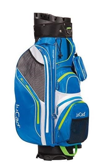 JuCad Manager Waterstop cart bag, blå/vit/grön