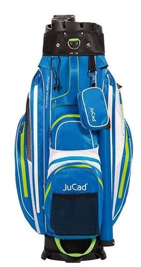 JuCad Manager Waterstop cart bag, blå/vit/grön