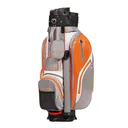 JuCad Manager Waterstop cart bag, ljusgrå/vit/orange
