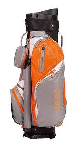 JuCad Manager Waterstop cart bag, ljusgrå/vit/orange