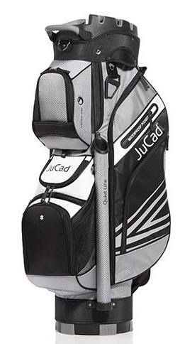 JuCad Quiet Line cart bag, svart/grå/vit